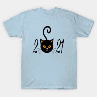 Life is more beautiful with the cats of 2021 T-Shirt